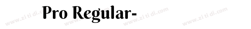 小米兰亭 Pro Regular字体转换